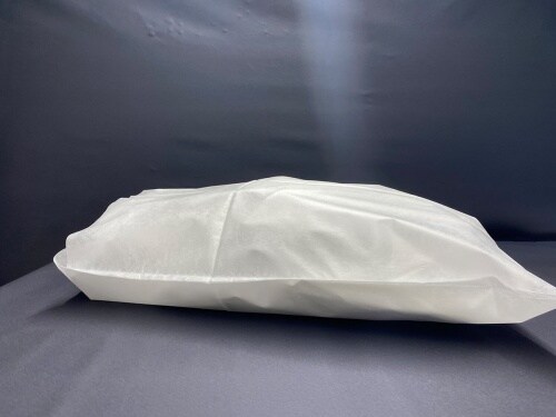 Einweg Bettwäsche, Kissenbezug aus PP-Vlies weiß, 50x70cm, 20 Stück - Mank Image