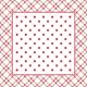 Mank Tassendeckchen aus Tissue mit Folienbeschichtung, 90x90 mm, 250 Stück - Antonia in Rot - Einweg Untersetzer