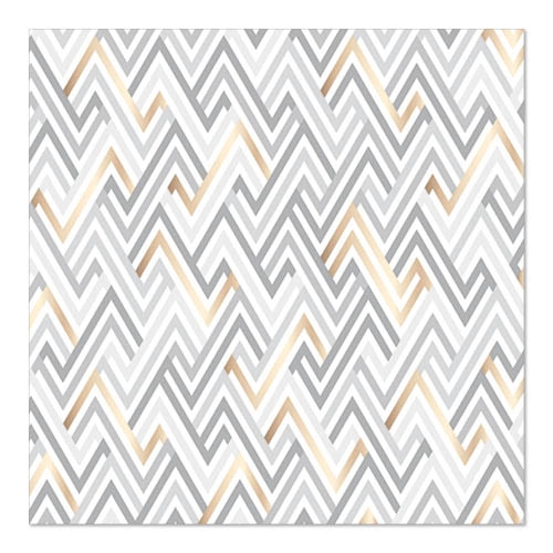 Papstar 10 X 20 Servietten, 3-lagig 1/4-Falz 33 cm x 33 cm "Triangle" Image