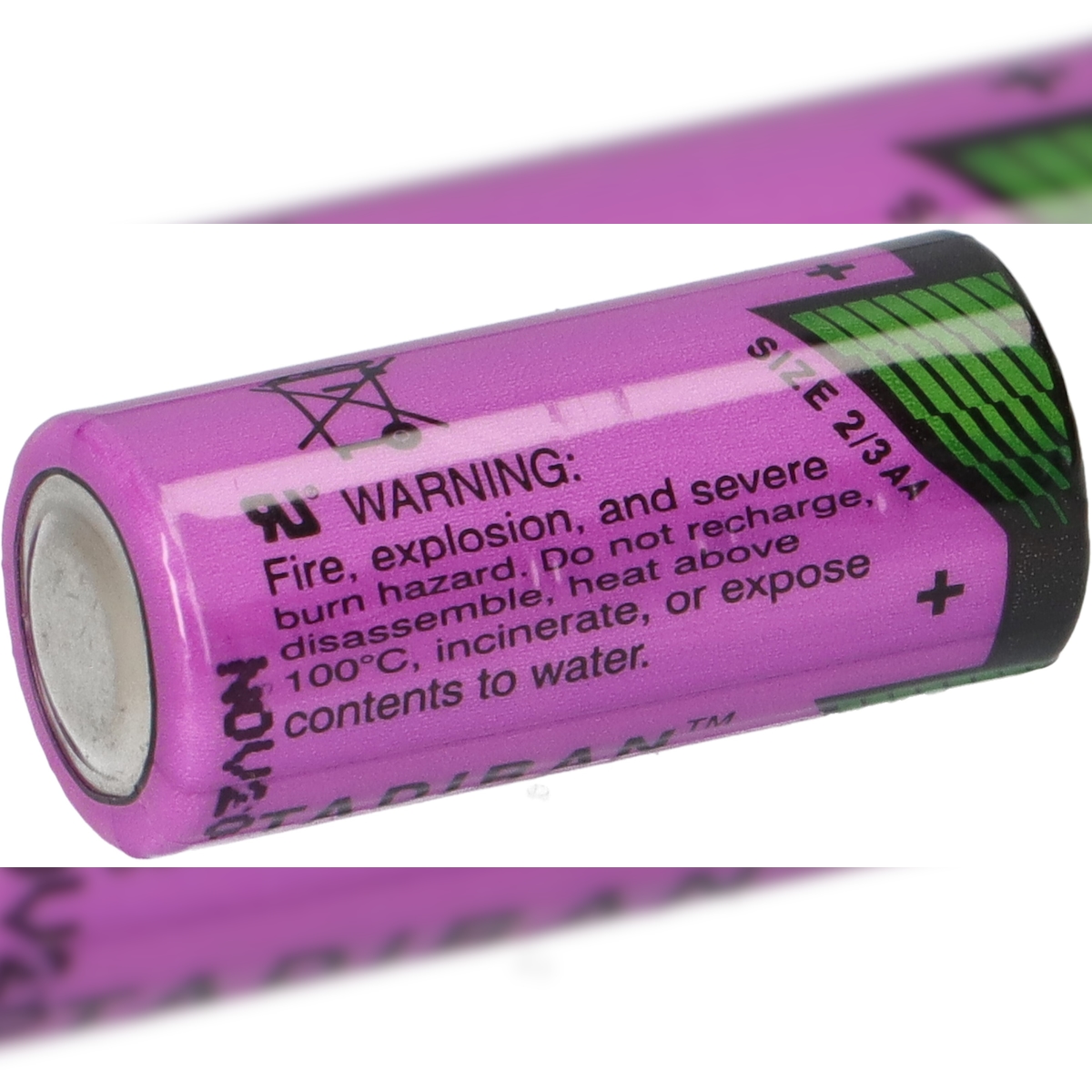 Tadiran Lithium 3,6V Batterie SL 761/S 2/3AA - Zelle Image