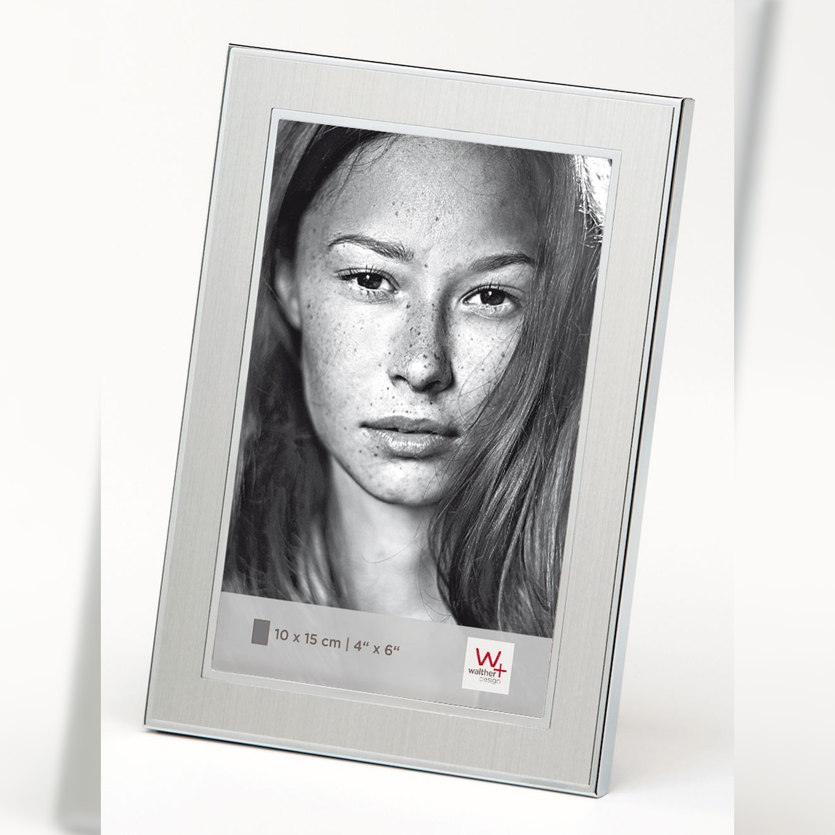 walther + design Jazz Portraitrahmen, silber, 15 x 20 cm Image