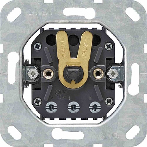 Gira Jalousieschalter-Einsatz, IP20, Drehknopf, 1p, 015400 Image