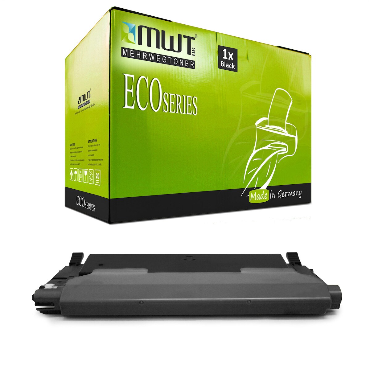 1 Mehrwegtoner kompatible Lasertoner ersetzt Samsung CLT-K406S Schwarz Image