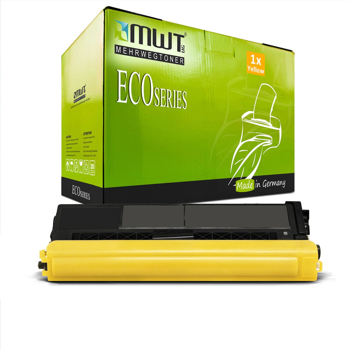 1 Mehrwegtoner kompatible Lasertoner ersetzt Brother TN900Y Yellow Image