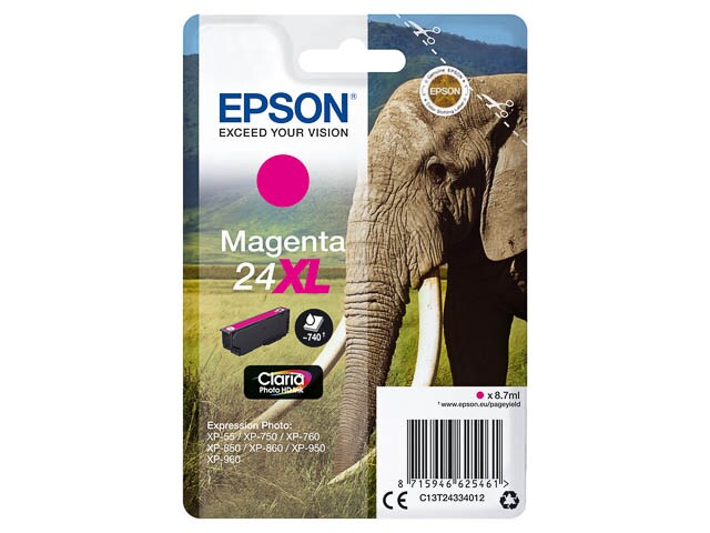 Tinten EPSON C13T24334012 EPSON XP750 TINTE MAG HC Image