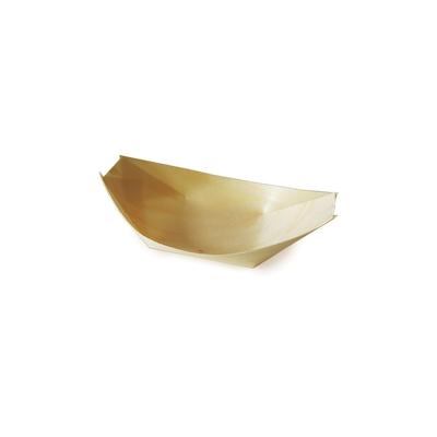 VEPATIM 100x Fingerfood-Schale aus Holz schiffchenförmig 11 x 7 cm Image