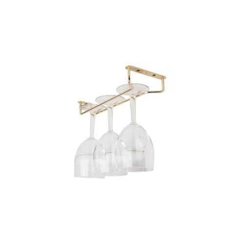 Gastronoble Gläserschiene Messing 25,5cm