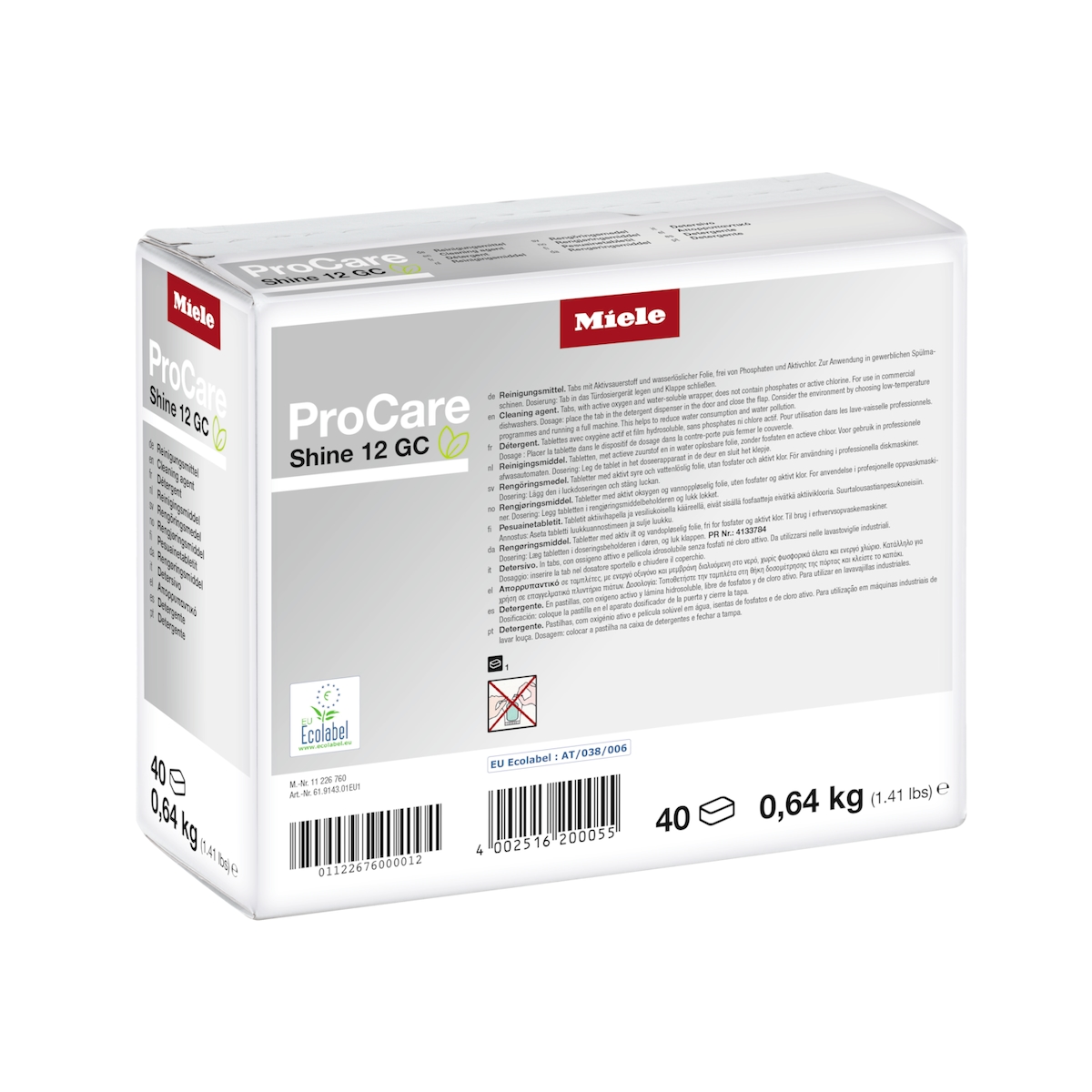 Miele Spülmaschinen Tabs ProCare Shine 12GC 0,64kg Image