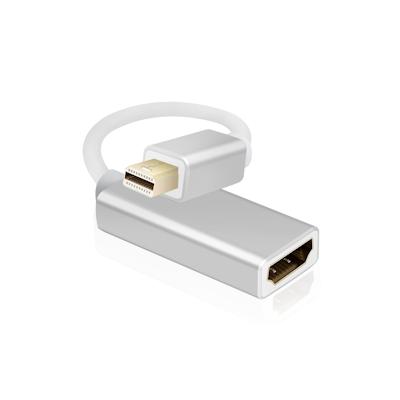 Helos Adapterkabel, mini DisplayPort Stecker/ HDMI Buchse, PREMIUM 4K, silber Image