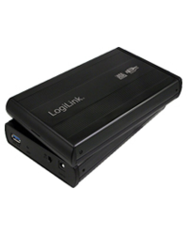 LogiLink Enclosure 3,5 Inch S-SATA HDD USB 3.0 Alu - Speichergehäuse - 3.5" Image