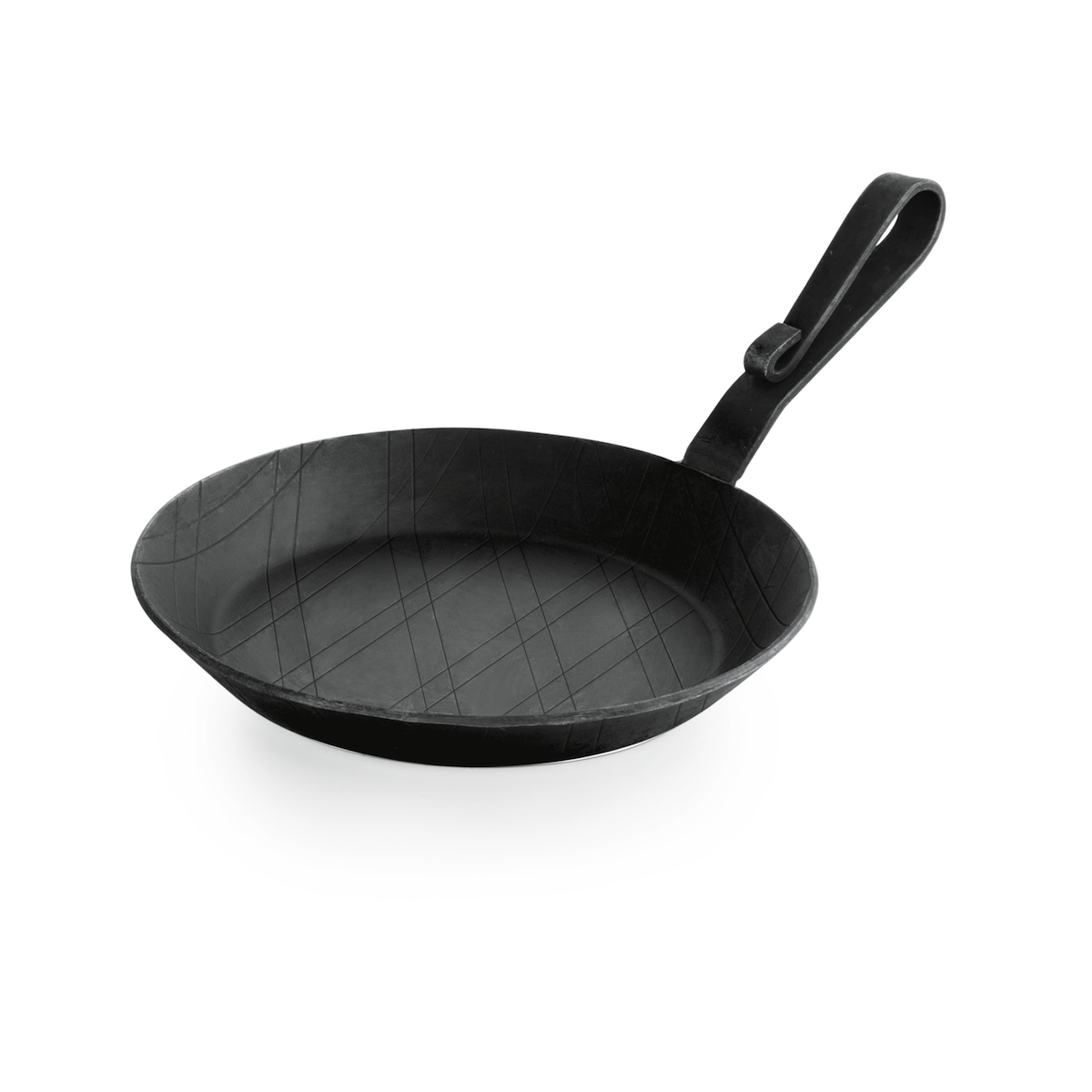 WAS Germany - Brat-/Servierpfanne Iron Pan 22, mit gebogenem Hakenstiel, Ø 28 cm, Eisen Image