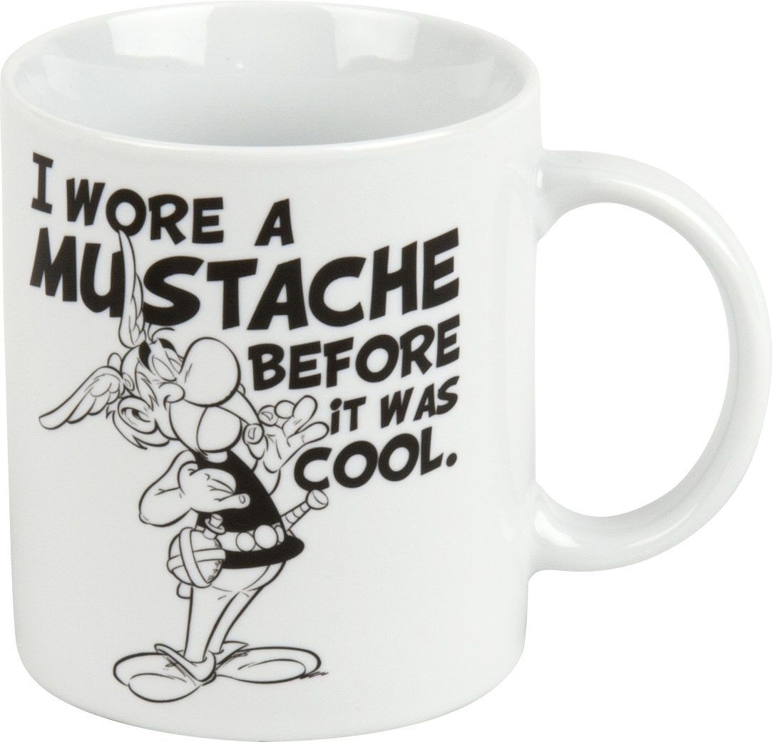 Könitz Porzellan Becher, Asterix - I Wore a Mustache Image