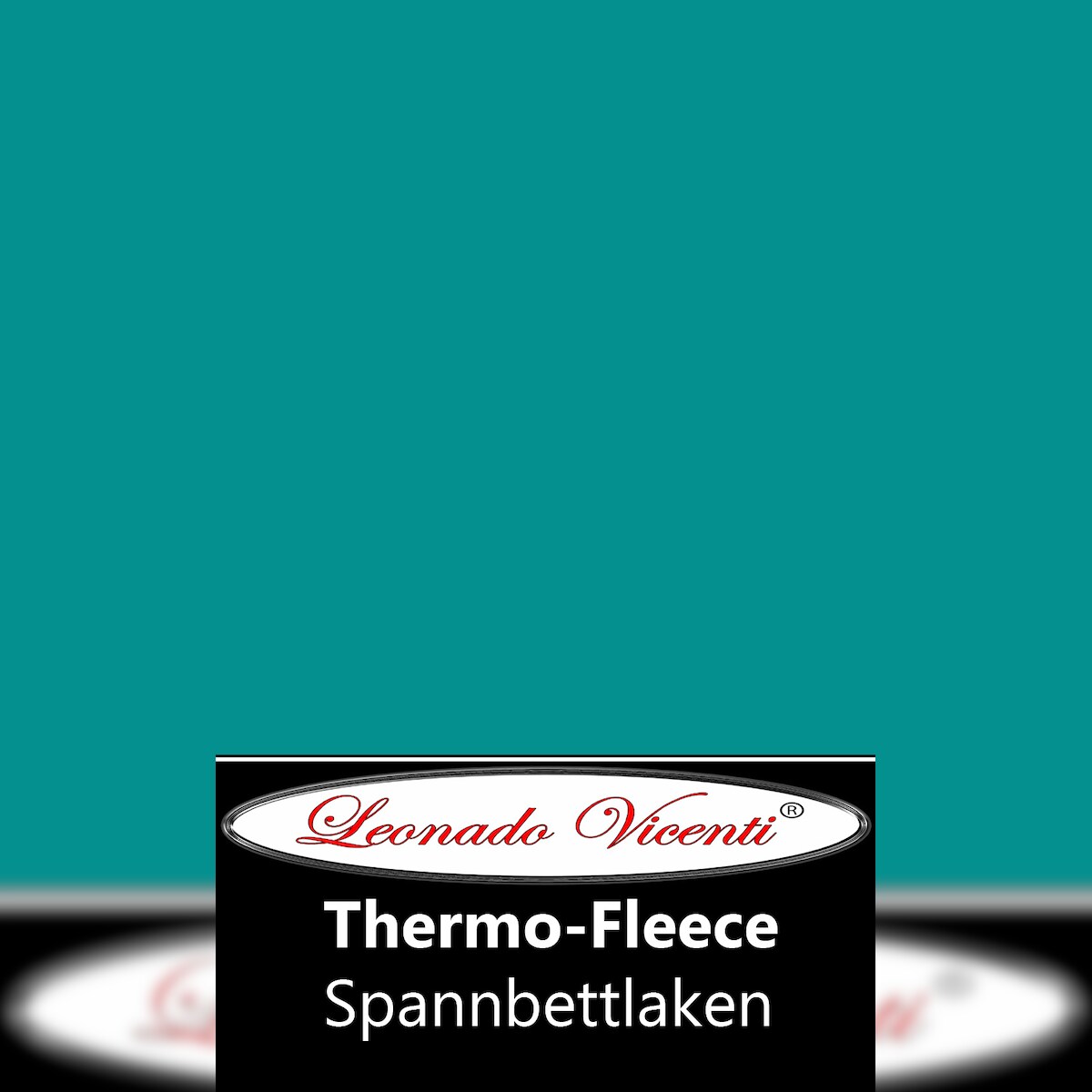 Fleece Winter Spannbettlaken 180x200-200x200 cm Petrol Wärme flauschig Image