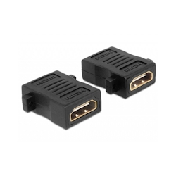 Delock HDMI Adapter W bis W A Buchse > mit Schraubanschluss Image