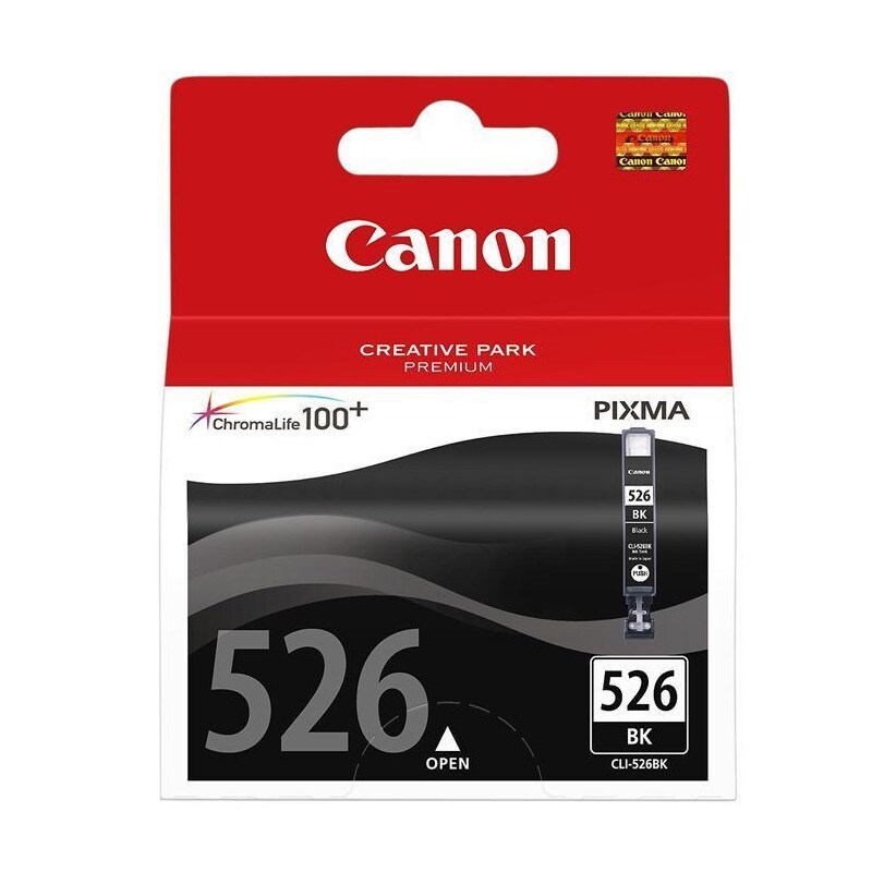 Canon CLI-526BK Schwarz Original Blister mit Diebstahlsicherung Tintenpatrone Image