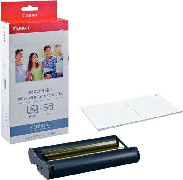 Canon Photoset KP-36IP bestehend aus Fotopapier 10x15, (36 Blatt) und Image