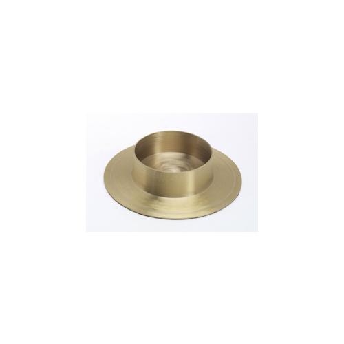 Kerzenhalter Messing Gold Matt für Ø 70 mm Kerzen, Taufkerzen, Hochzeitkerzen, Anlasskerzen