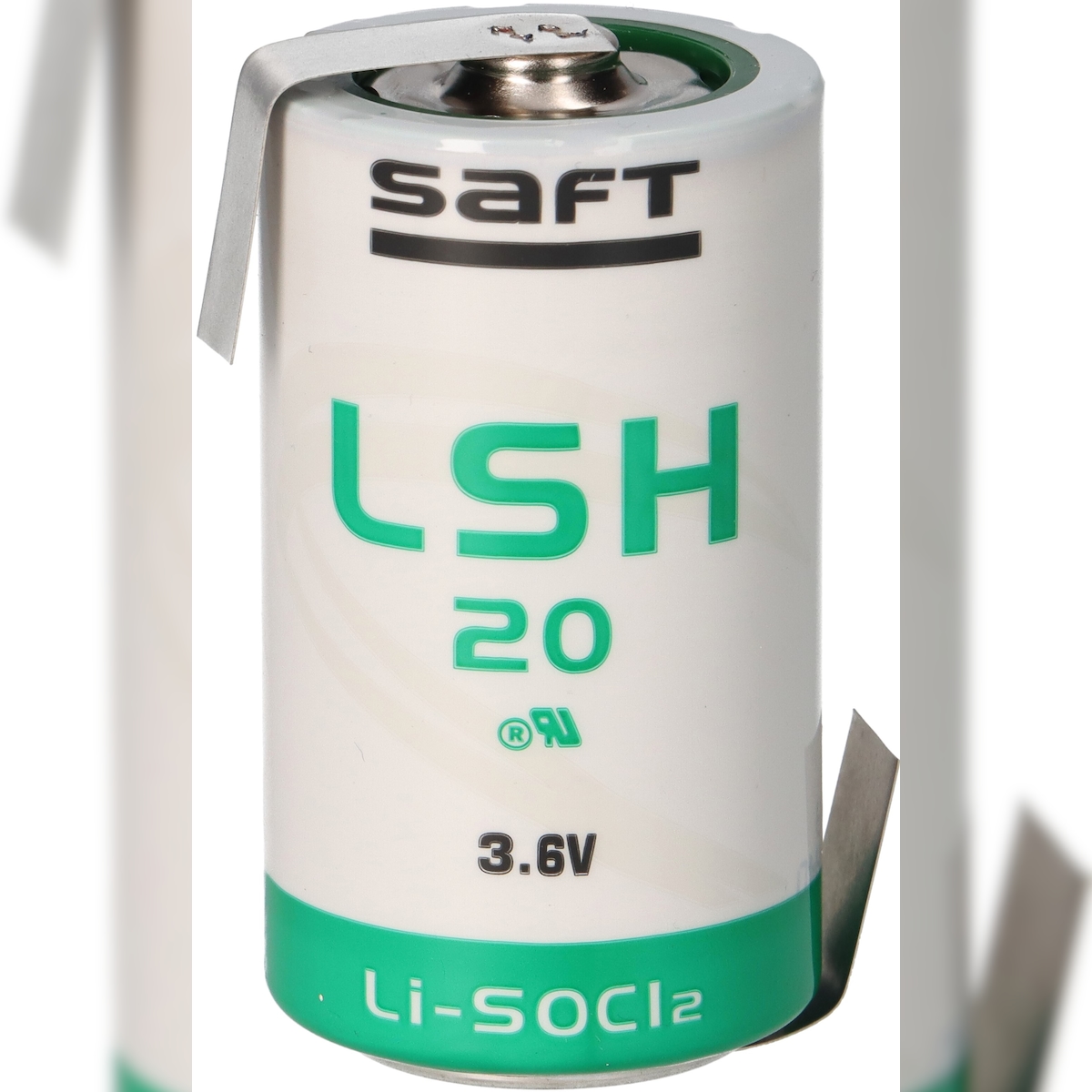 Saft Lithium 3,6V Batterie LSH 20 D - Zelle mit Z-Lötfahne Image