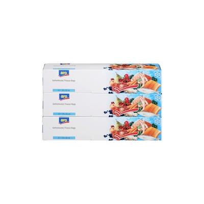 aro Gefrierbeutel, 25 x 32 cm, 3 L, 75 Stück pro Rolle, 3 x Rollen Image