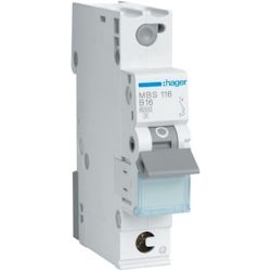 Hager LS-Schalter 1P 6kA B-16A QuickConnect 1M Image
