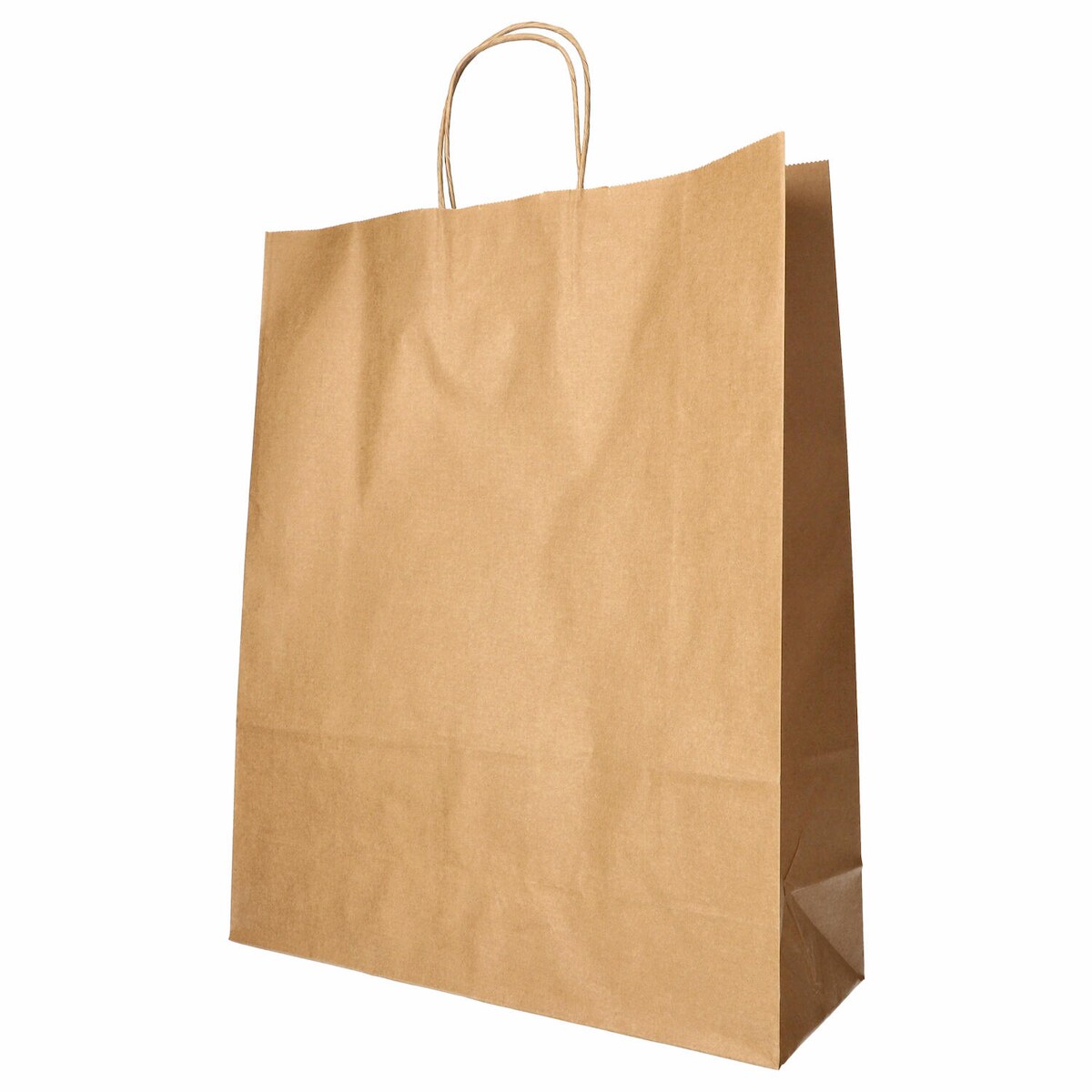 VEPATIM 25x Papiertragetaschen mit Papierkordel Kordeltasche 40 x 32 x 12 cm braun Image