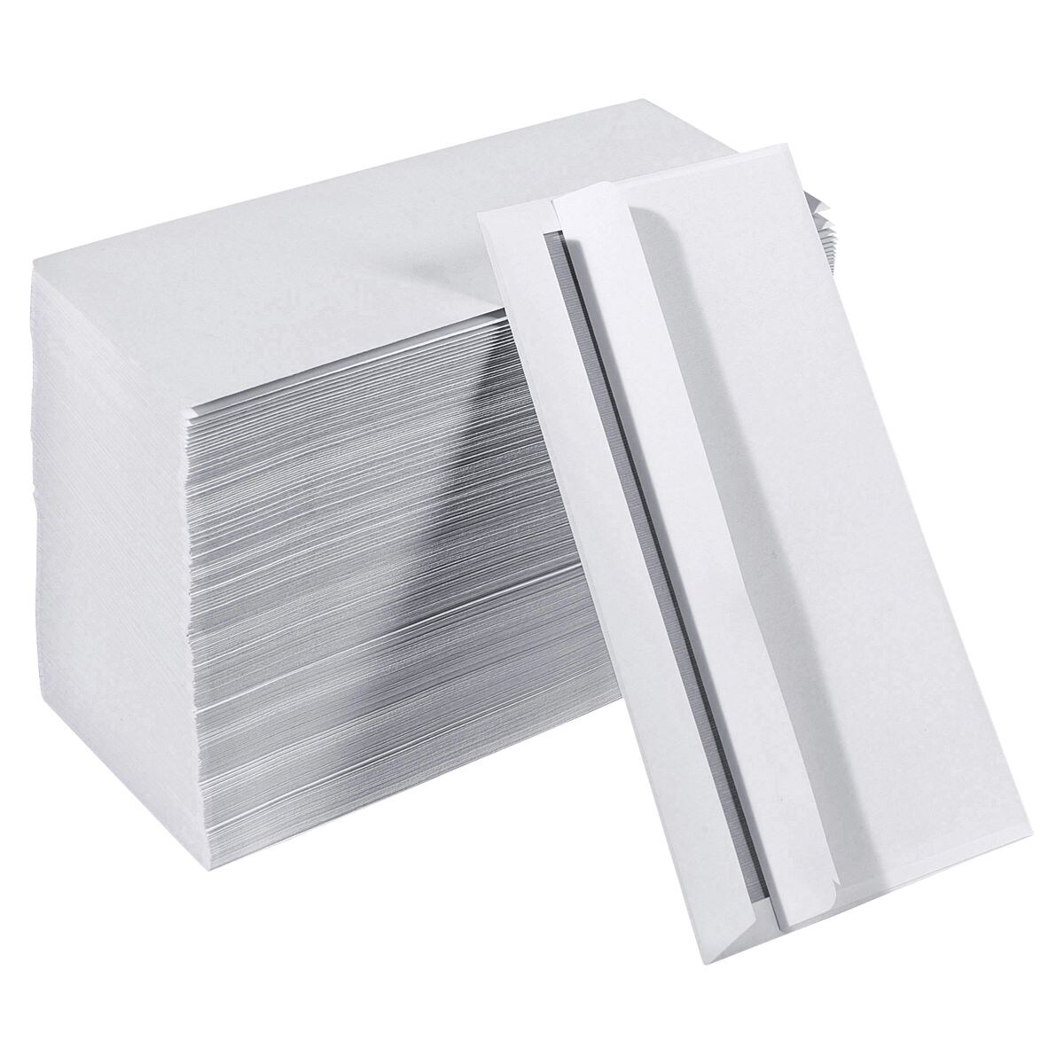 aro Briefumschlag, DIN Lang, ohne Fenster, selbstklebend, weiß, 1000 Stück Image