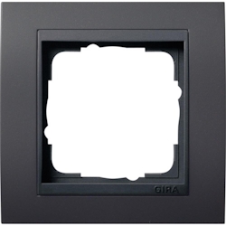 Gira Event Rahmen, 1f, anthrazit, Kunststoff, Unterputzmontage, Thermoplast, 021108 Image