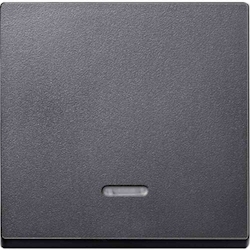 Merten System M Kontrollwippe, Schalter/Taster, anthrazit, matt, ohne ISO Aufdruck, geeignet für Bussystem-Tasterankopplung Image