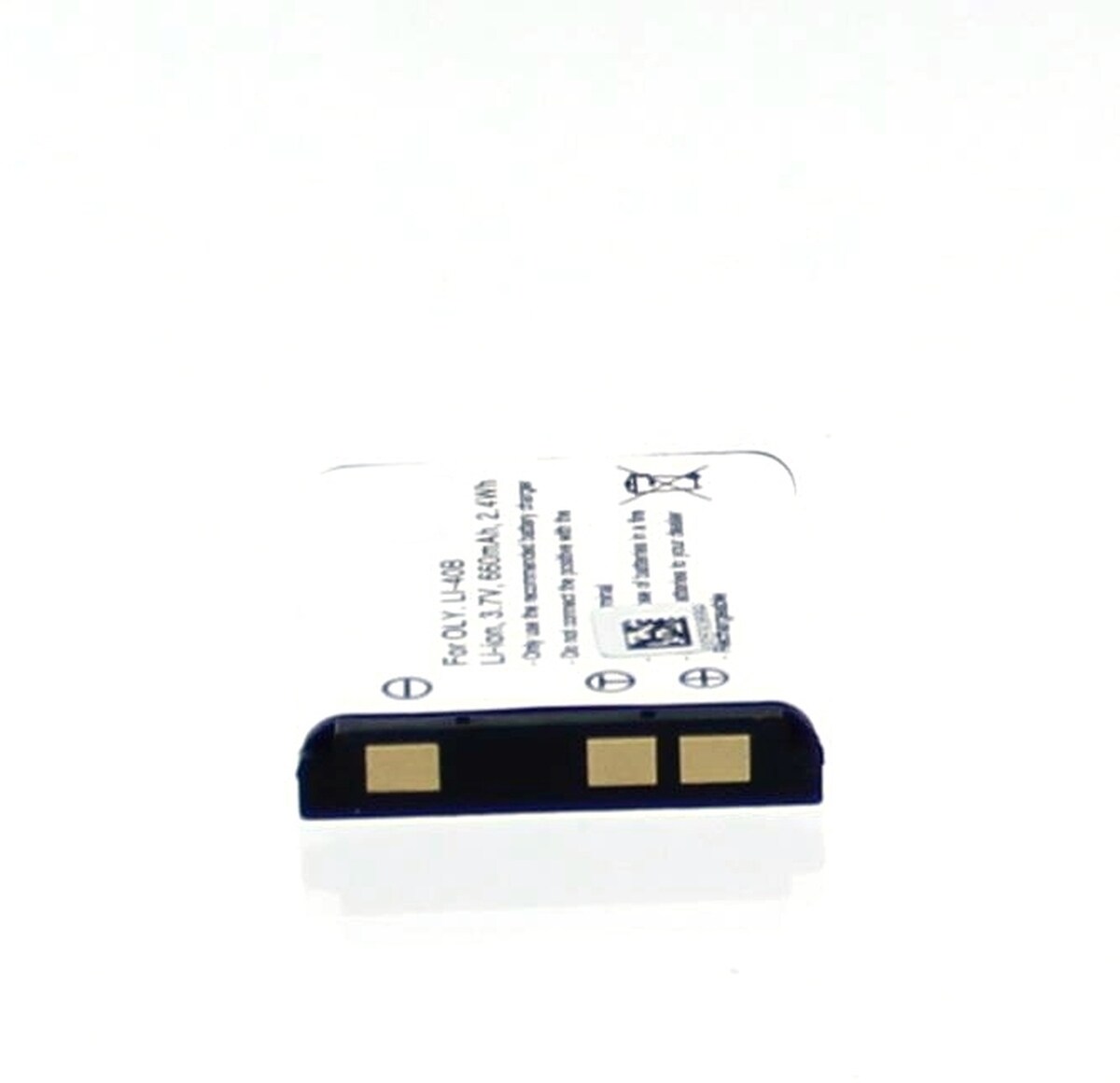 AGI Akku für Rollei XS-8 Li-Ion 3,7 Volt 650 mAh schwarz Image