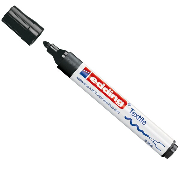 Edding Textilmarker 4500 2-3 mm schwarz Image
