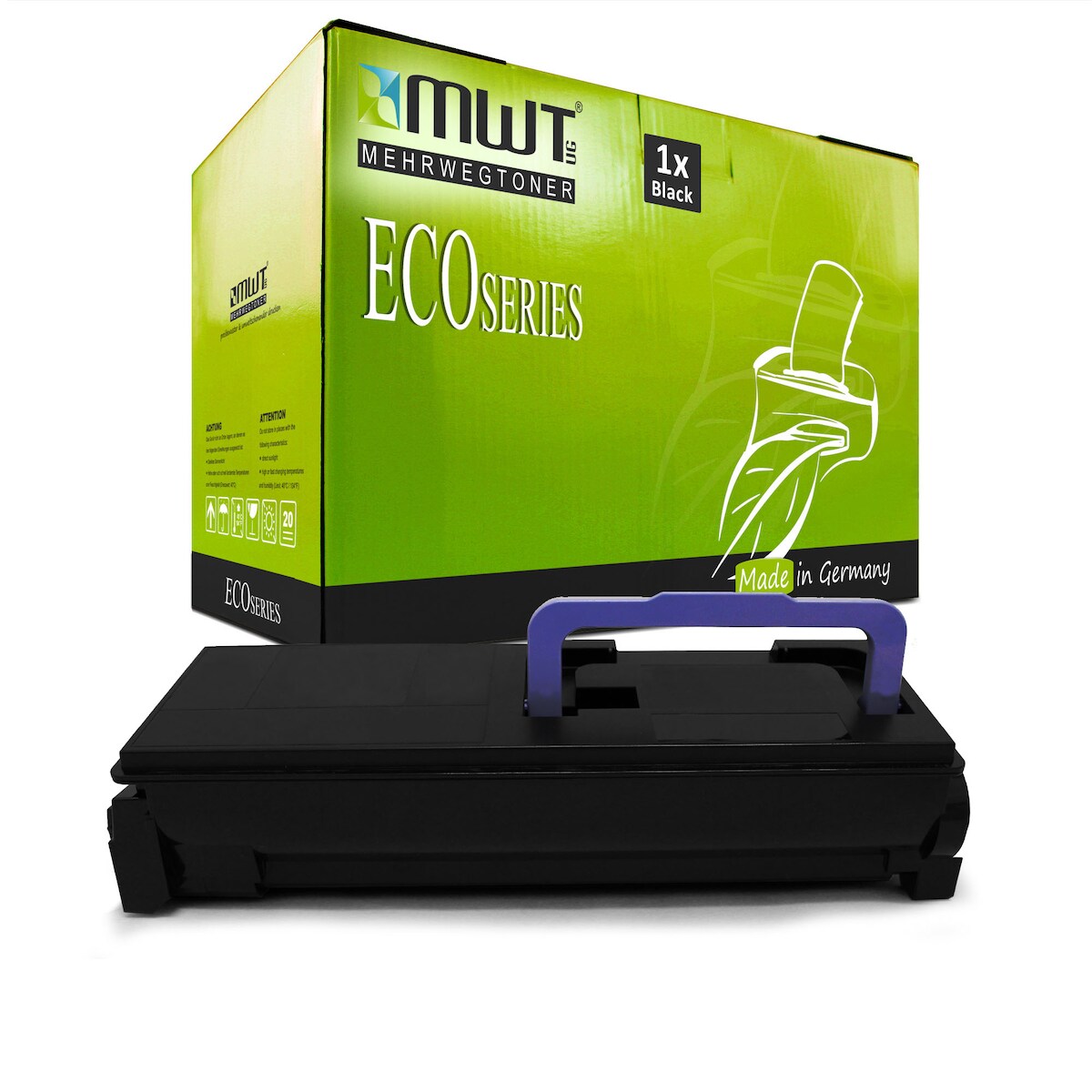 1 Mehrwegtoner kompatible Lasertoner ersetzt Triumph-Adler 4452110010 Schwarz Image