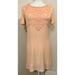 Anthropologie Dresses | Anthropologie Under Skies Peach Embroidery Shift Dress | Color: Pink | Size: S