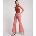 Free People Pants & Jumpsuits | Free People Vintage Red Marines Mid Waist Flare | Color: Red | Size: 25