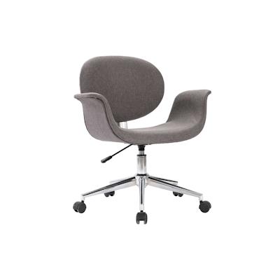 vidaXL Bürostuhl Drehbar Grau Stoff Image