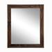 The Gray Barn Wilset Rustic Espresso Wall Mirror - Brown