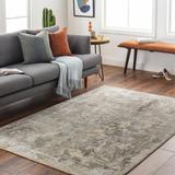 Palanit 12' x 15' Modern Contemporary Bohemian Abstract Charcoal/Deep Teal/Dusty Sage/Gray/Light Beige/Light Gray/Olive/Taupe/Teal/White/Medium Gray Area Rug - Hauteloom