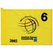 PGA TOUR Event-Used #6 Yellow Pin Flag from The American Express Championship on September 19th to 22nd 2002