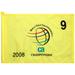 PGA TOUR Event-Used #9 Yellow Pin Flag from The CA Championship on March 17th to 23rd 2008