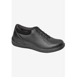 Women's Tulip Oxford Flat by Drew in Black Calf (Size 12 M)