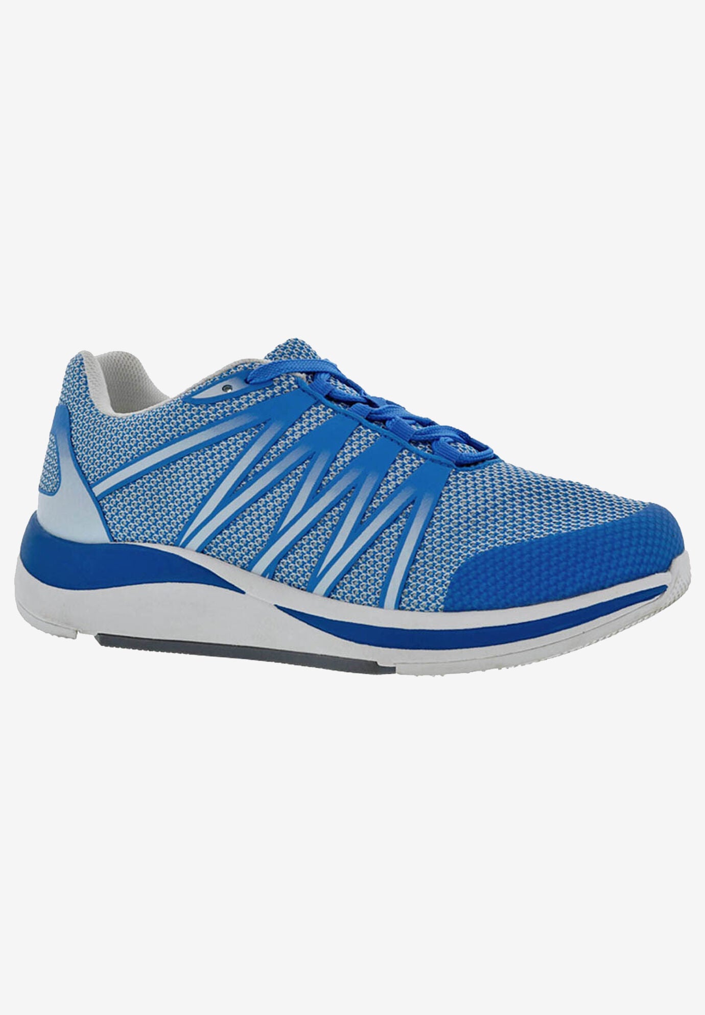 Wide Width Women's Balance Sneaker by Drew in Blue Mesh Combo (Size 6 W)