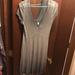 American Eagle Outfitters Dresses | American Eagle Outfitters Large Grey Ombr Dress Nwt | Color: Gray | Size: L