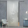 Barn Door - Glass-Door.us Glass Barn Door w/ Installation Hardware Kit Metal | 81 H x 32 W x 0.4 D in | Wayfair SGD-V2000-0050-O-04