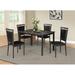 Red Barrel Studio® Sadio 48" Faux Marble Dining Table Metal in Black | 30 H x 48 W x 30 D in | Wayfair 8DD24C1B91E3437C80E8672609B08850