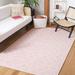 Pink/White 72 x 0.55 in Indoor Area Rug - Foundry Select Forage Abstract 763 Area Rug In Pink/Ivory Cotton/Wool | 72 W x 0.55 D in | Wayfair