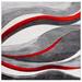 Gray/Red 79 x 0.59 in Indoor Area Rug - Orren Ellis Vilica Abstract Area Rug Polypropylene | 79 W x 0.59 D in | Wayfair