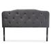 Rosdorf Park Anouschka Velvet Panel Headboard Upholstered/Velvet in Gray | 47.8 H x 79.7 W x 2 D in | Wayfair F1D602BB9BB04EDB81D020A7F53DF3E4