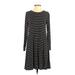 Old Navy Casual Dress: Black Stripes Dresses - Women's Size Small