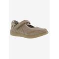 Wide Width Women's Buttercup Mary Jane Flat by Drew in Sand Combo (Size 10 1/2 W)