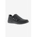 Wide Width Women's Bouquet Sneaker by Drew in Black Nubuck (Size 6 W)