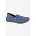 Women's Posy Flat by Drew in Navy Canvas (Size 7 1/2 M)